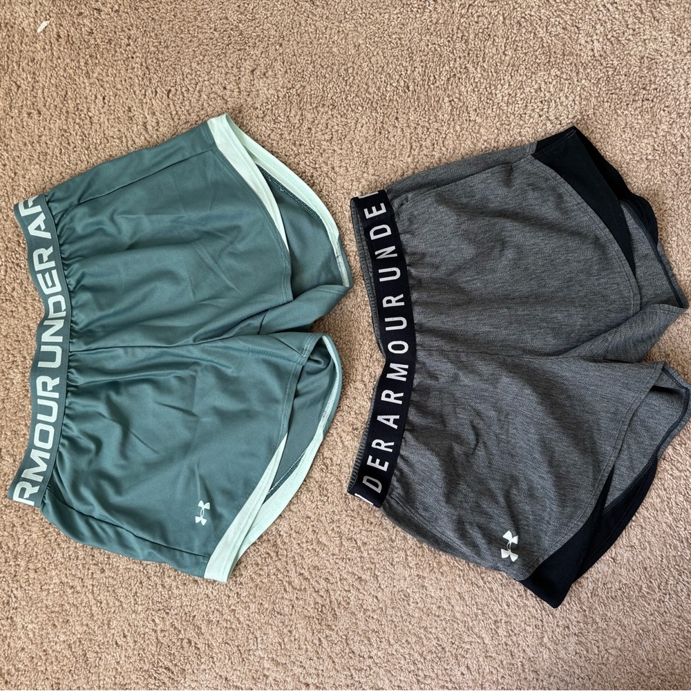 Under Armour Women’s Athletic Shorts - Gray and Teal